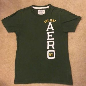 aeropostale dark green shirt XS S